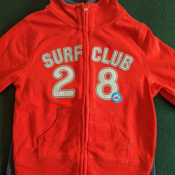 NWT Carter's Blue and Red Zip-up and Pants 2 Piece Set 💙 - Picture 2 of 8